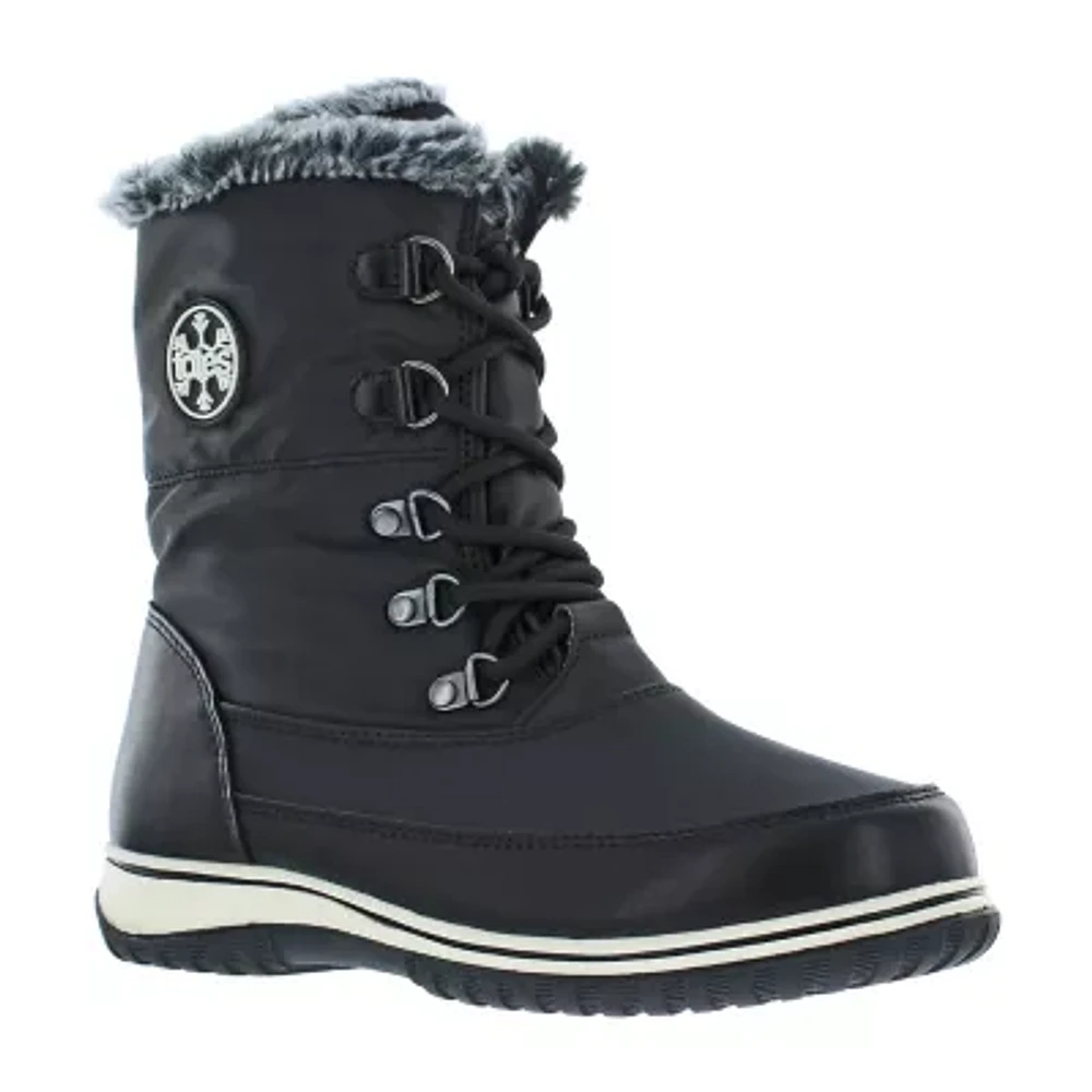 Totes Womens Avery Ii Waterproof Flat Heel Winter Boots