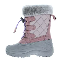 Totes Little & Big  Girls Jenny2 Waterproof Flat Heel Winter Boots