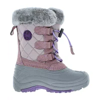 Totes Little & Big  Girls Jenny2 Waterproof Flat Heel Winter Boots