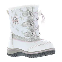 Totes Toddler Girls Lil Bamba Waterproof Flat Heel Winter Boots