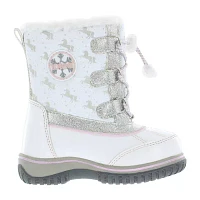 Totes Toddler Girls Lil Bamba Waterproof Flat Heel Winter Boots