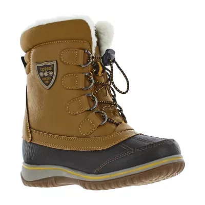 Totes Little & Big  Boys Morris2 Waterproof Insulated Flat Heel Winter Boots