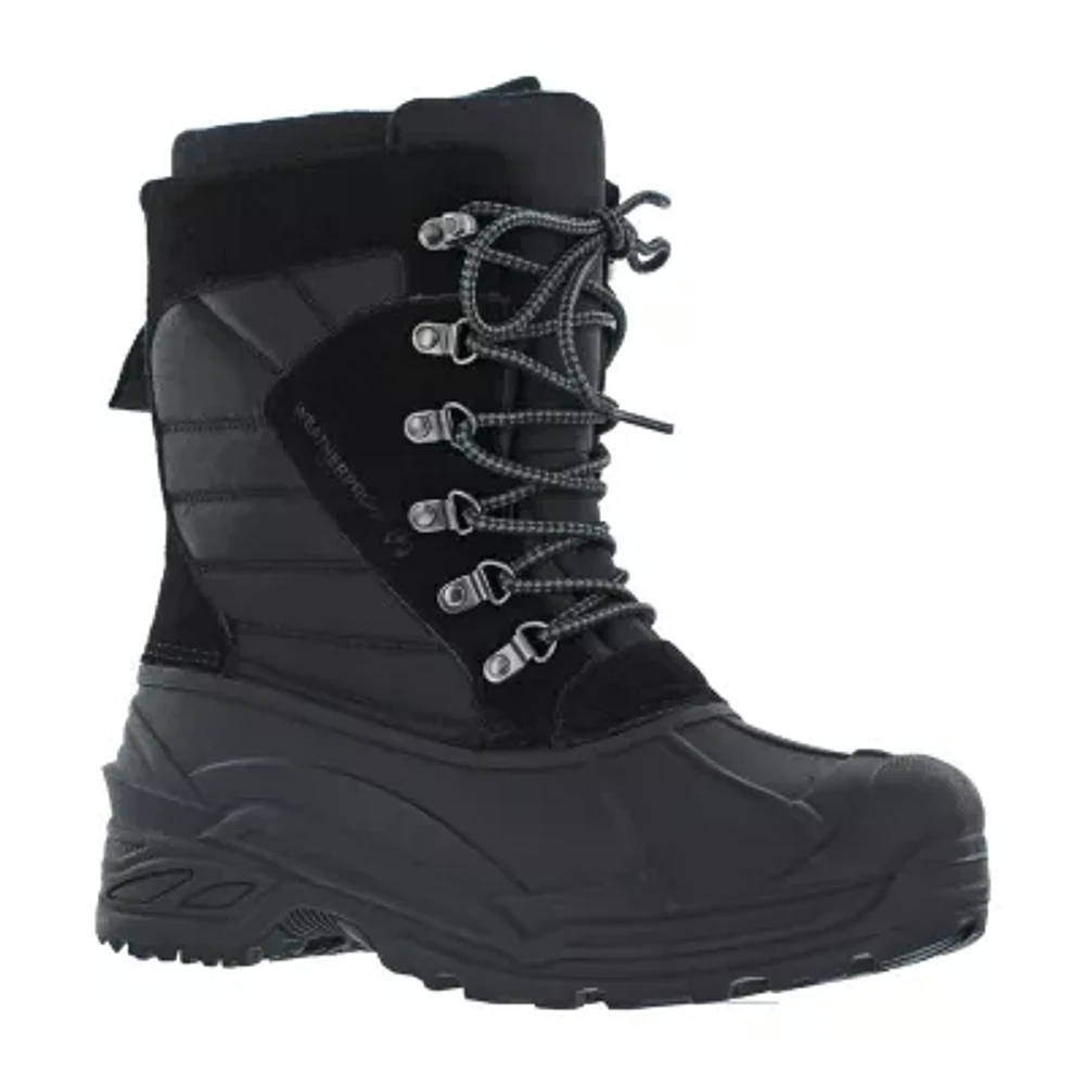 Weatherproof Mens Badger Waterproof Flat Heel Winter Boots