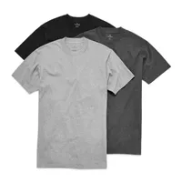 Stafford Heavyweight Mens 3 Pack Short Sleeve Crew Neck T-Shirt