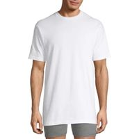 Stafford Heavyweight Mens 4 Pack Short Sleeve Crew Neck T-Shirt