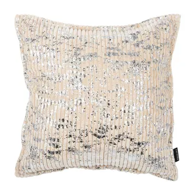 Safavieh Elysia Silver Square Throw Pillow