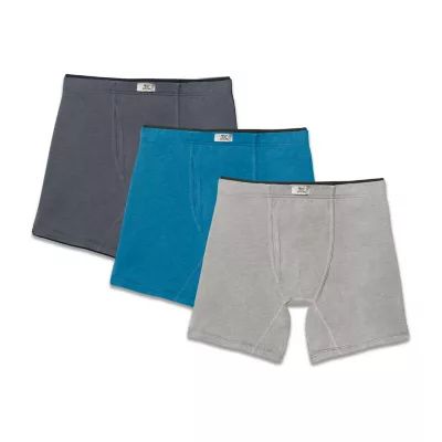 Fruit of the Loom Mens 3 Pack Crafted Comfort Boxer Briefs