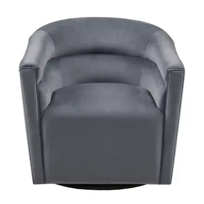 Madison Park Raleigh Swivel Barrel Chair