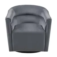 Madison Park Raleigh Swivel Barrel Chair