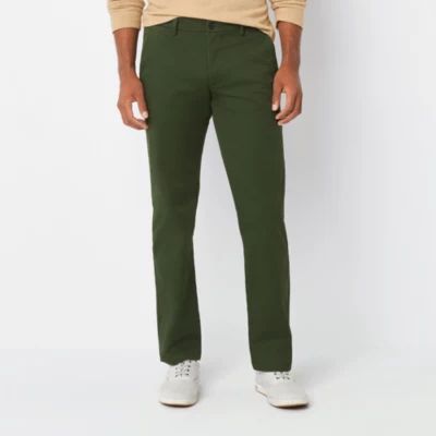 St. John's Bay Temp Flex Mens Straight Fit Flat Front Pant