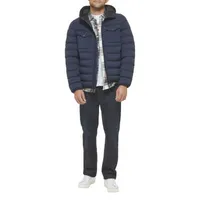 Levi's Mens Stretch Hooded Puffer Jacket