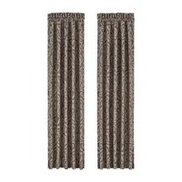 Queen Street Light-Filtering Rod Pocket Set of 2 Curtain Panel