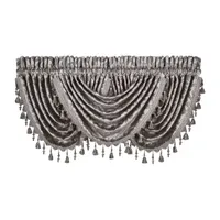 Queen Street Sarah Rod Pocket Waterfall Valance