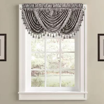 Queen Street Sarah Rod Pocket Waterfall Valances