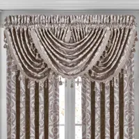 Queen Street Sarah Rod Pocket Waterfall Valance