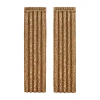 Queen Street Sarah Blackout Rod Pocket Set of 2 Curtain Panel