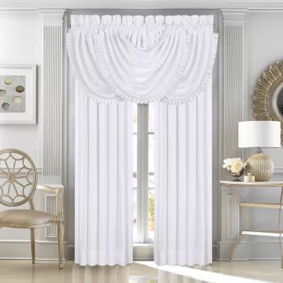 Five Queens Court Mackay Light-Filtering Rod Pocket Set of 2 Curtain Panel