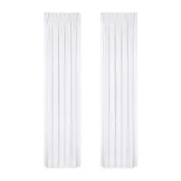 Five Queens Court Mackay Light-Filtering Rod Pocket Set of 2 Curtain Panel