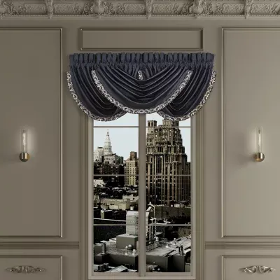 Queen Street Grand Isle Rod Pocket Waterfall Valance