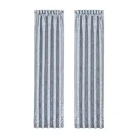 Queen Street Madeline Light-Filtering Rod Pocket Set of 2 Curtain Panel