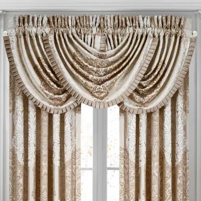 Queen Street Lambert Rod Pocket Waterfall Valance