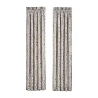 Queen Street Blair Light-Filtering Rod Pocket Set of 2 Curtain Panel