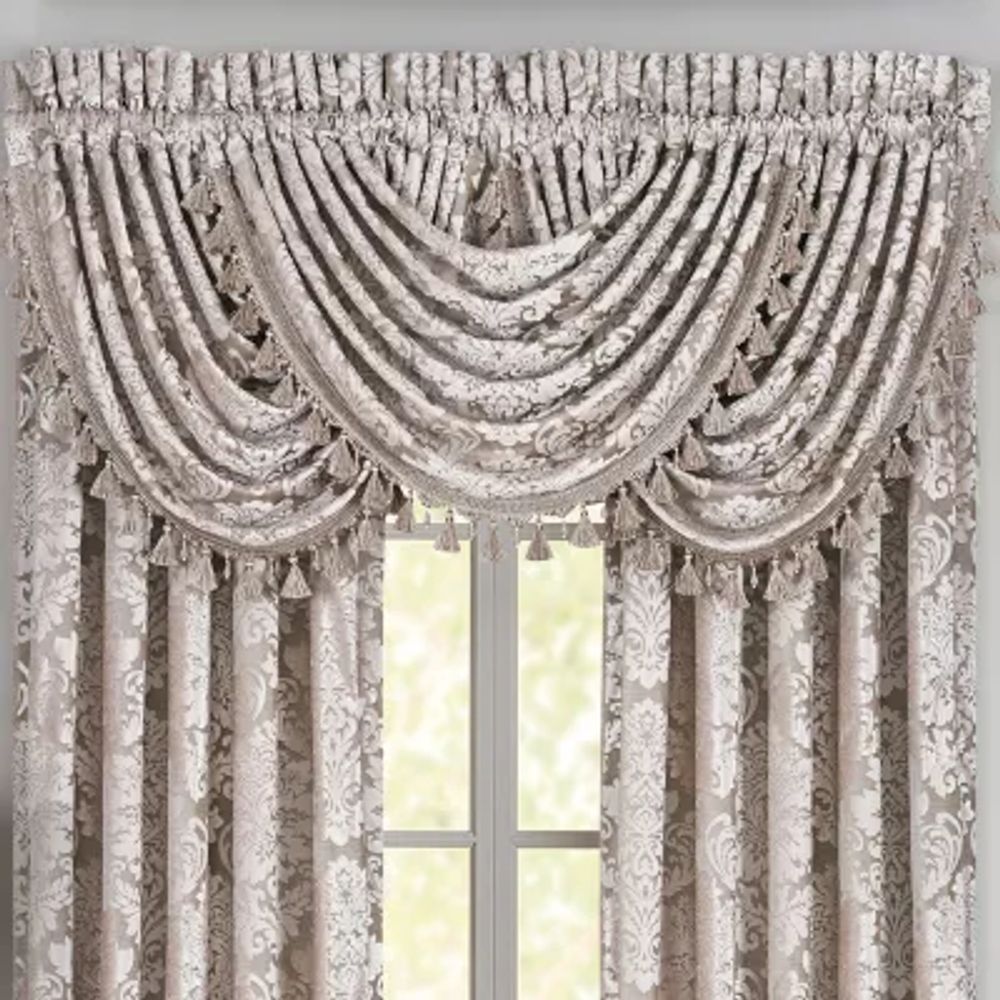 Queen Street Blair Rod Pocket Waterfall Valance