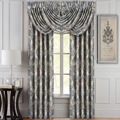 Queen Street Clorinda Light-Filtering Rod Pocket Set of 2 Curtain Panel