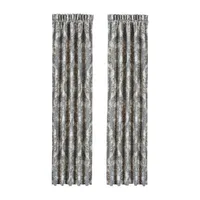 Queen Street Clorinda Light-Filtering Rod Pocket Set of 2 Curtain Panel