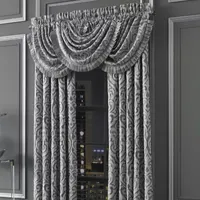 Queen Street Lafayette Light-Filtering Rod Pocket Set of 2 Curtain Panel