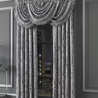 Queen Street Lafayette Rod Pocket Waterfall Valance