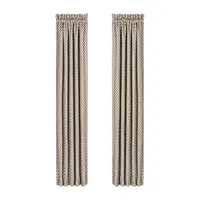 Five Queens Court Beaumont Light-Filtering Rod Pocket Set of 2 Curtain Panel