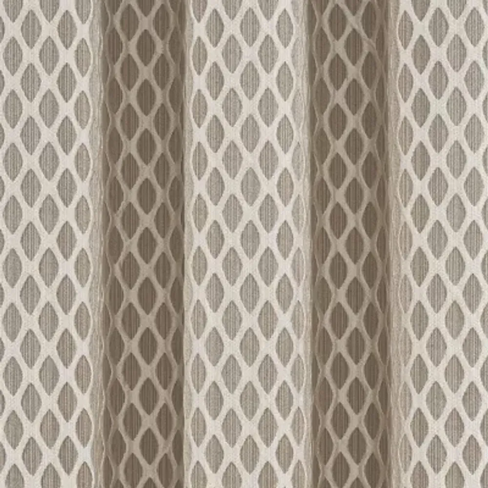 Five Queens Court Beaumont Light-Filtering Rod Pocket Set of 2 Curtain Panel