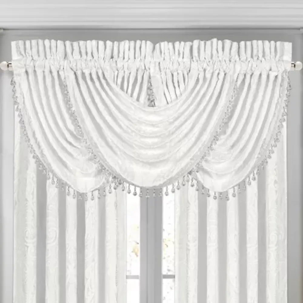 Queen Street Britney Rod Pocket Waterfall Valance