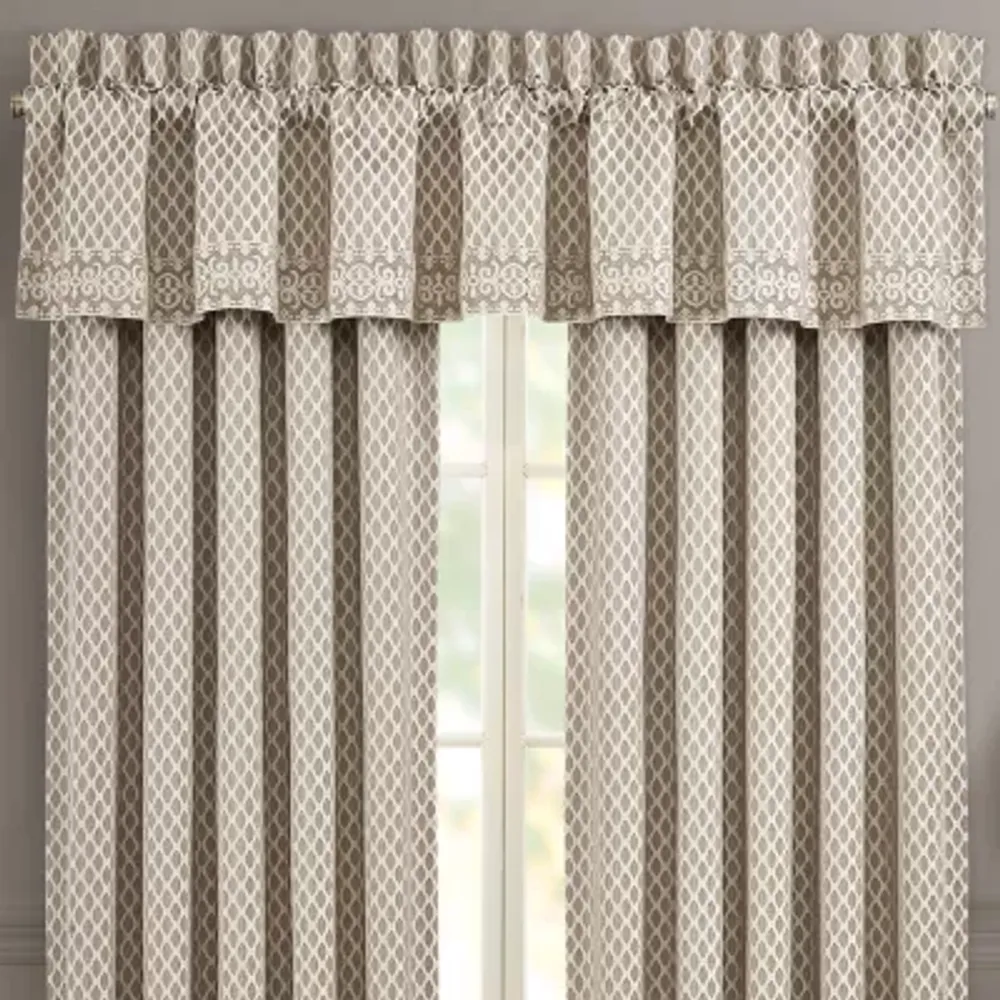 Five Queens Court Beaumont Rod Pocket Tailored Valance