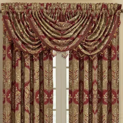 Queen Street Matilda Rod Pocket Waterfall Valances