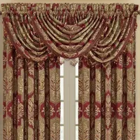 Queen Street Matilda Rod Pocket Waterfall Valance