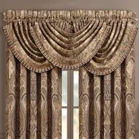 Queen Street Lakeview Rod Pocket Waterfall Valance
