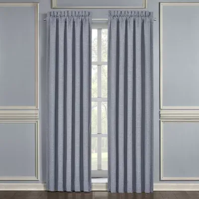 Queen Street Augusta Light-Filtering Rod Pocket Set of 2 Curtain Panel
