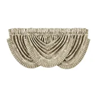 Queen Street Sandy Rod Pocket Waterfall Valance