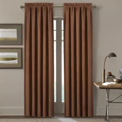 Queen Street Tatum Light-Filtering Rod Pocket Set of 2 Curtain Panel