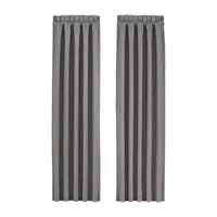 Five Queens Court Houston Light-Filtering Rod Pocket Set of 2 Curtain Panel