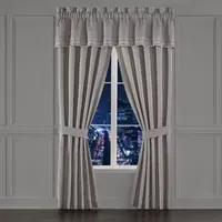 Five Queens Court Houston Light-Filtering Rod Pocket Set of 2 Curtain Panel