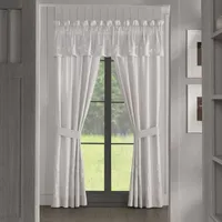 Queen Street Cherie Light-Filtering Rod Pocket Set of 2 Curtain Panel