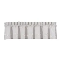 Queen Street Cherie Rod Pocket Tailored Valance