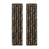 Queen Street Martina Light-Filtering Rod Pocket Set of 2 Curtain Panel