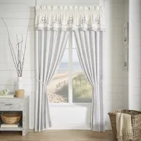 Queen Street Simona Light-Filtering Rod Pocket Set of 2 Curtain Panel