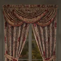 Queen Street Georgia Rod Pocket Waterfall Valance