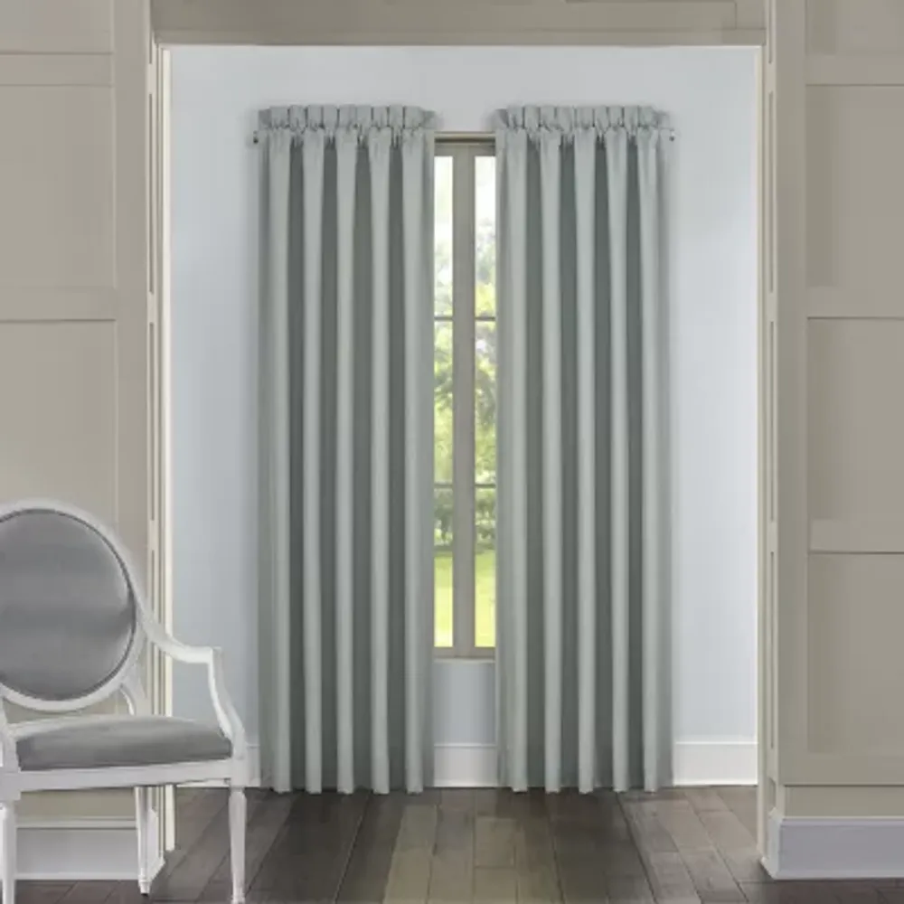 Queen Street Patrice Light-Filtering Rod Pocket Set of 2 Curtain Panel