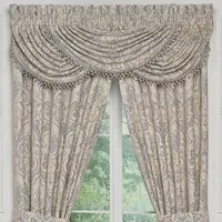 Queen Street Angelo Rod Pocket Waterfall Valance